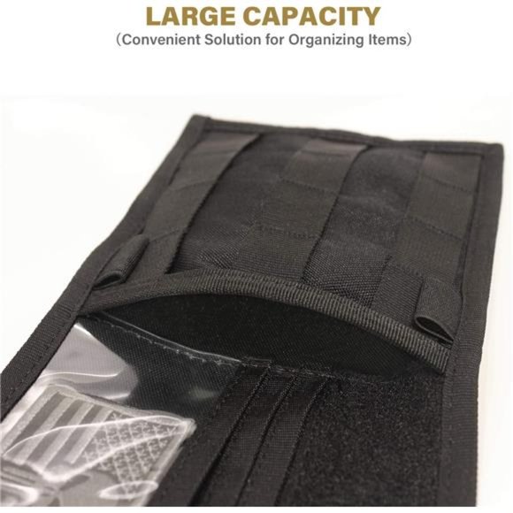 Molle Visor Panel Organizer, Tactical Car Sun Visor Cover, Storage Holder Pouch - Picture 5 of 5